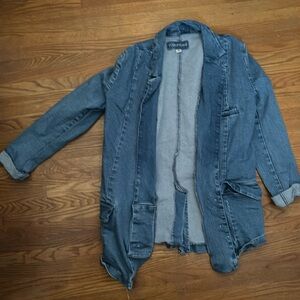 Maurices denim blazer brand new no tags